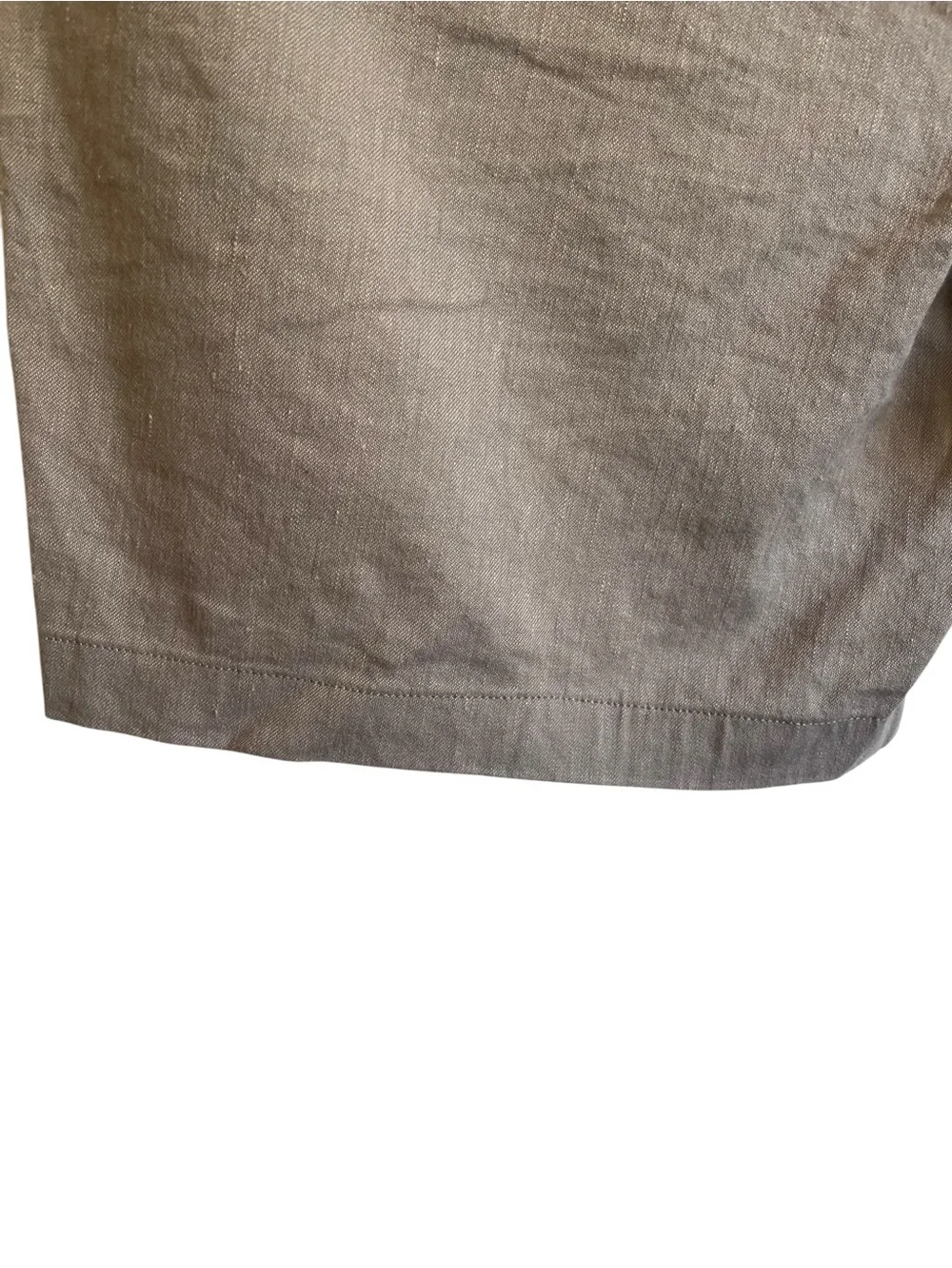 Faherty Tradewinds Linen Blend Chino Shorts beige Flat-Front 7.5” Inseam NWT